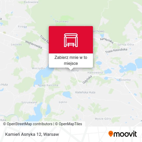 Mapa Kamień Asnyka 12