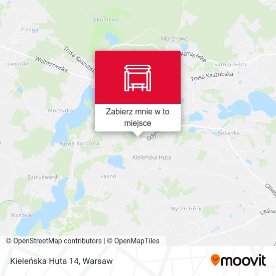 Mapa Kieleńska Huta 14