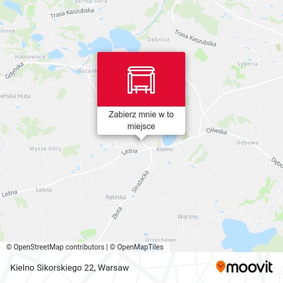 Mapa Kielno Sikorskiego 22