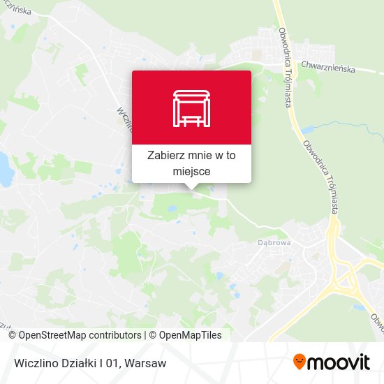 Mapa Wiczlino Działki I 01