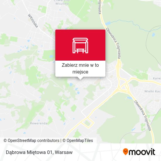 Mapa Dąbrowa Miętowa 01