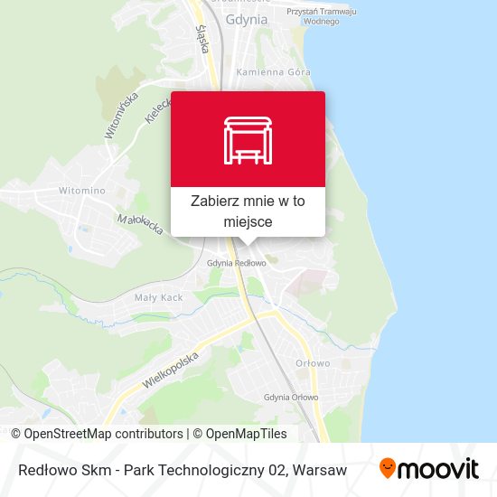 Mapa Redłowo Skm - Park Technologiczny 02