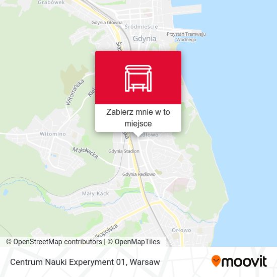 Mapa Centrum Nauki Experyment 01