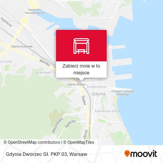 Mapa Gdynia Dworzec Gł. PKP 03