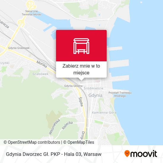 Mapa Gdynia Dworzec Gł. PKP - Hala 03