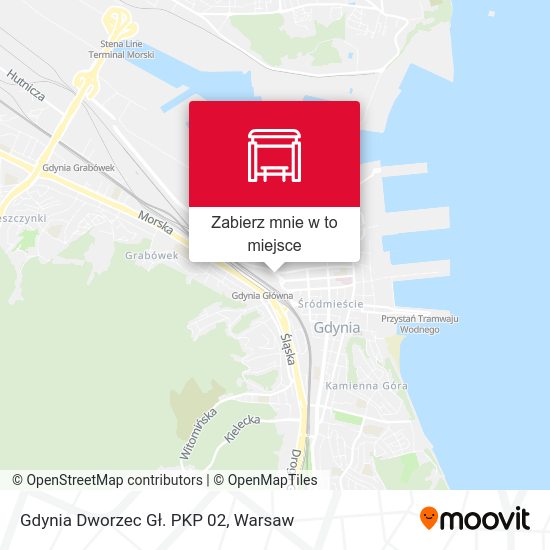 Mapa Gdynia Dworzec Gł. PKP 02