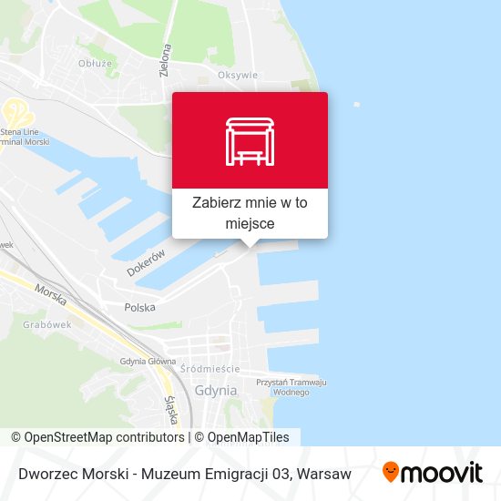 Mapa Dworzec Morski - Muzeum Emigracji 03