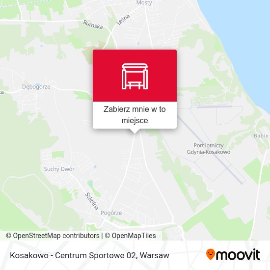 Mapa Kosakowo - Centrum Sportowe 02