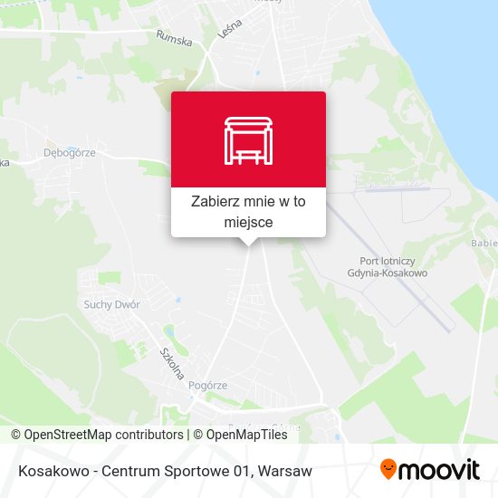 Mapa Kosakowo - Centrum Sportowe 01