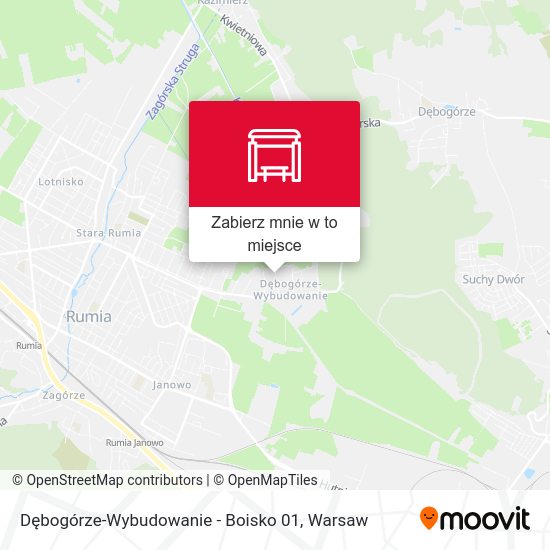 Mapa Dębogórze-Wybudowanie - Boisko 01