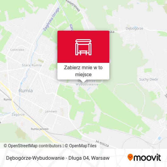 Mapa Dębogórze-Wybudowanie - Długa 04