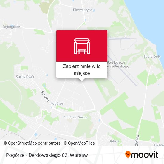 Mapa Pogórze - Derdowskiego 02