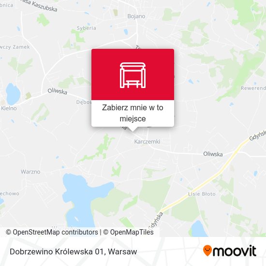 Mapa Dobrzewino Królewska 01