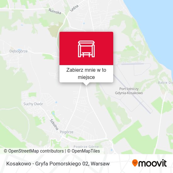 Mapa Kosakowo - Gryfa Pomorskiego 02