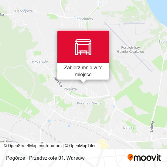 Mapa Pogórze - Przedszkole 01