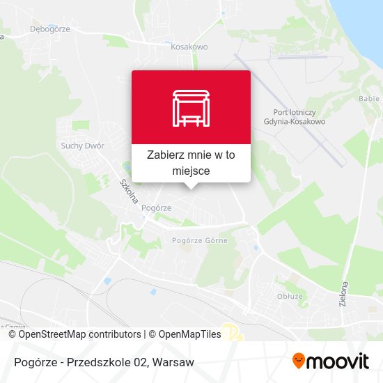 Mapa Pogórze - Przedszkole 02