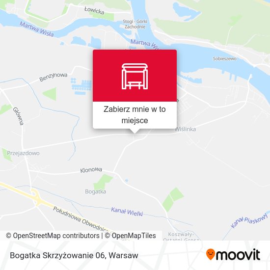 Mapa Bogatka Skrzyżowanie 06