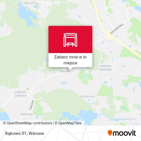 Mapa Bąkowo 01