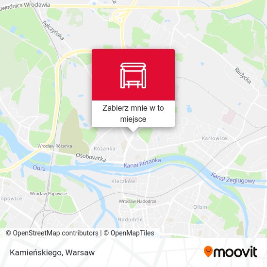 Mapa Kamieńskiego