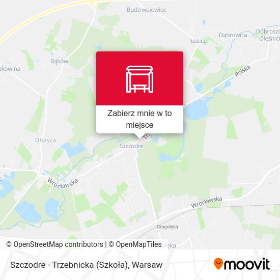 Mapa Szczodre - Trzebnicka (Szkoła)