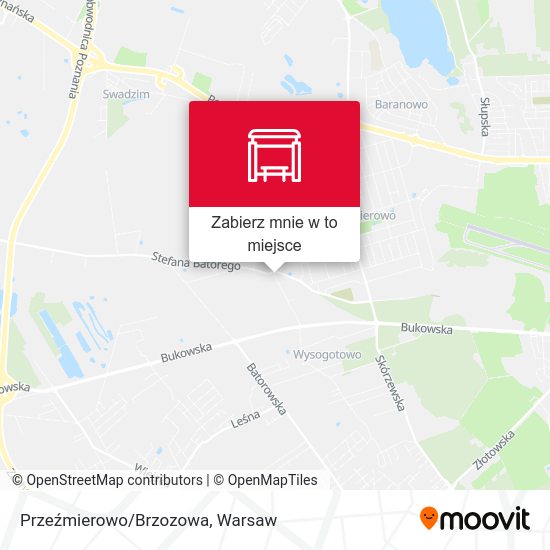 Mapa Przeźmierowo/Brzozowa