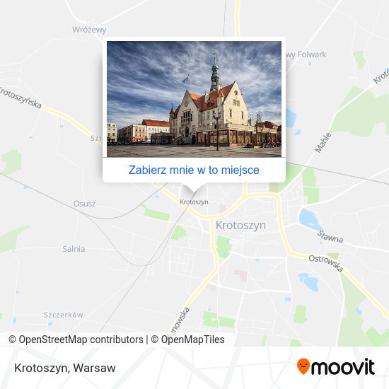 Mapa Krotoszyn