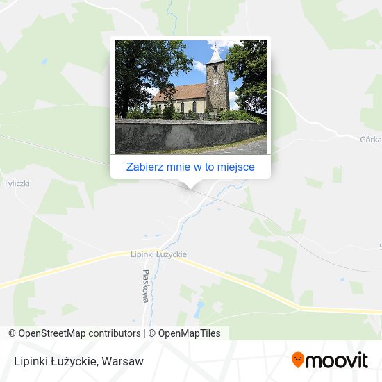 Mapa Lipinki Łużyckie