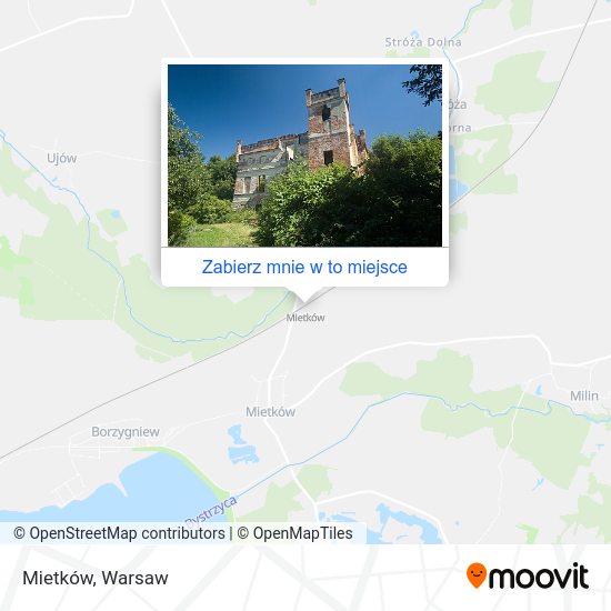 Mapa Mietków