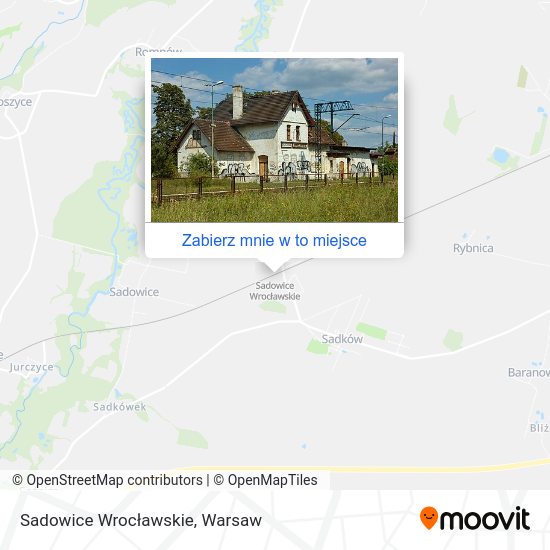 Mapa Sadowice Wrocławskie