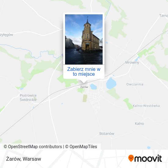 Mapa Żarów