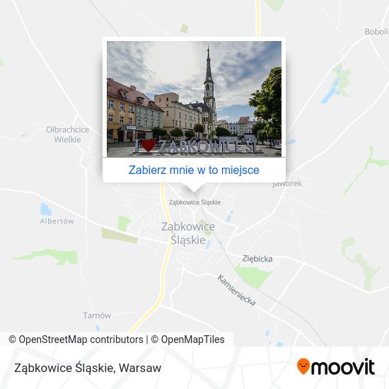 Mapa Ząbkowice Śląskie