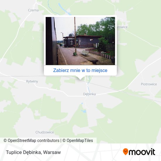 Mapa Tuplice Dębinka