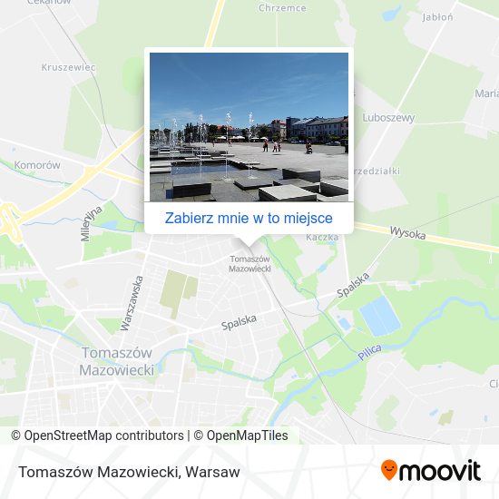 Mapa Tomaszów Mazowiecki