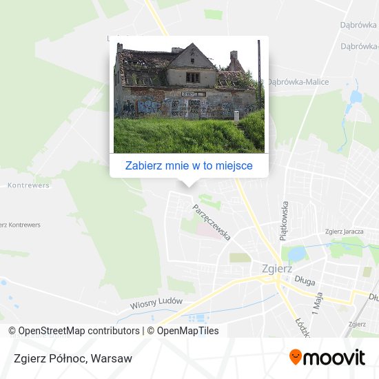 Mapa Zgierz Północ