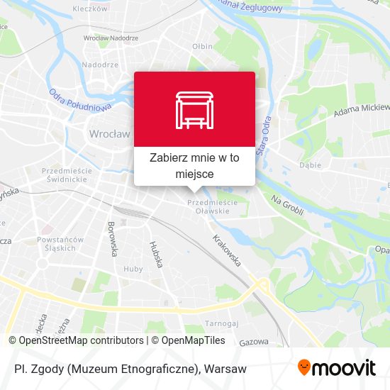 Mapa Pl. Zgody (Muzeum Etnograficzne)