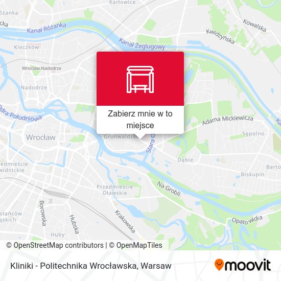 Mapa Kliniki - Politechnika Wrocławska