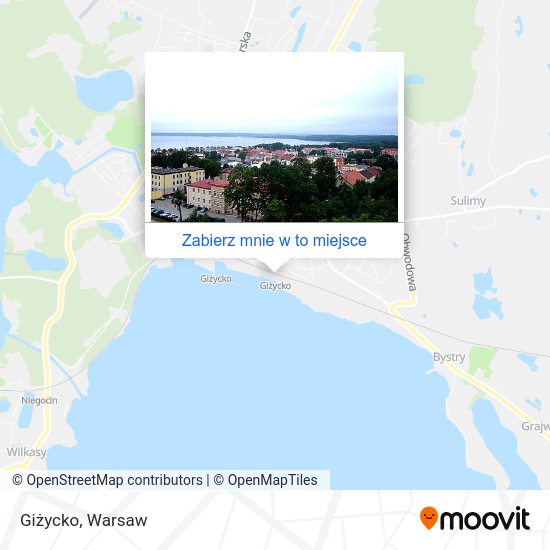 Mapa Giżycko