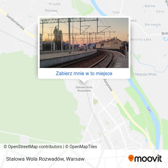 Mapa Stalowa Wola Rozwadów