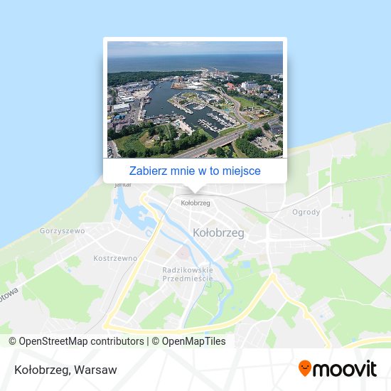 Mapa Kołobrzeg