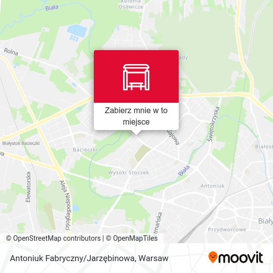 Mapa Antoniuk Fabryczny/Jarzębinowa