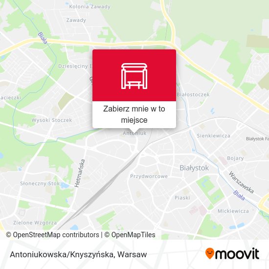 Mapa Antoniukowska/Knyszyńska