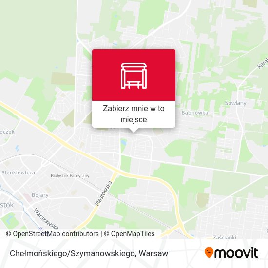 Mapa Chełmońskiego/Szymanowskiego