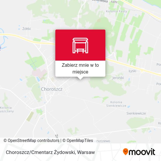 Mapa Choroszcz/Cmentarz Żydowski