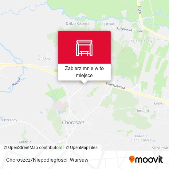 Mapa Choroszcz/Niepodległości