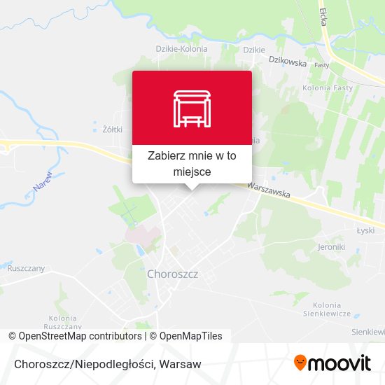 Mapa Choroszcz/Niepodległości