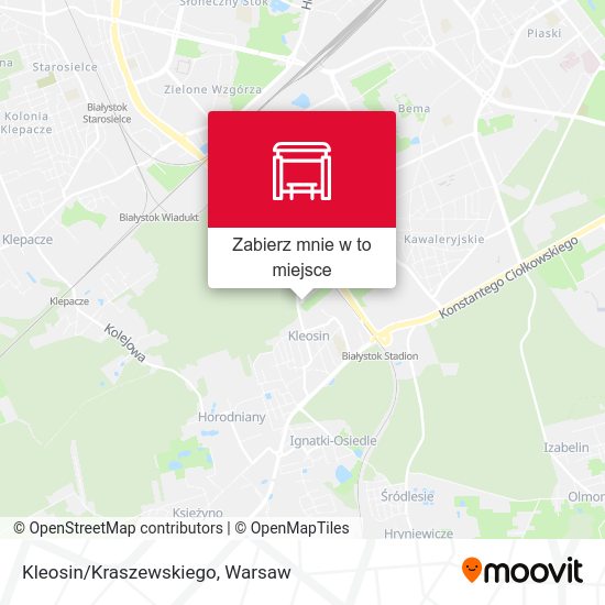 Mapa Kleosin/Kraszewskiego