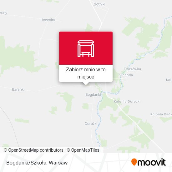 Mapa Bogdanki/Szkoła