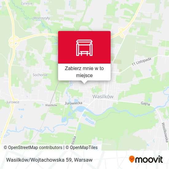 Mapa Wasilków/Wojtachowska 59