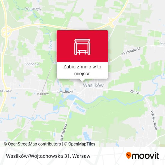 Mapa Wasilków/Wojtachowska 31