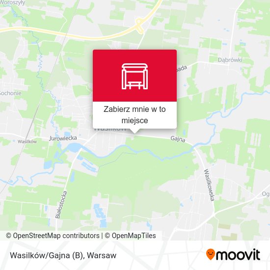 Mapa Wasilków/Gajna (B)